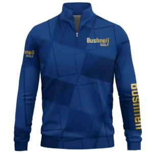 Bushnell Golf Brand Exclusive Logo All Over Print Quarter Zip Sweatshirt HOGF030625A01BUG - Blue