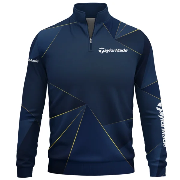 TaylorMade Brand Exclusive Logo All Over Print Quarter Zip Sweatshirt  HOGF310525A01TM - Blue
