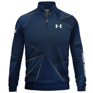 Under Armour Brand Exclusive Logo All Over Print Quarter Zip Sweatshirt HOGF310525A01UA - Blue
