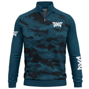 PXG Brand Exclusive Logo Quarter Zip Sweatshirt HOGO270525BR01PXG - Blue