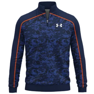 Under Armour Brand Exclusive Logo All Over Print Quarter Zip Sweatshirt HOGOF290525A01UA - Blue