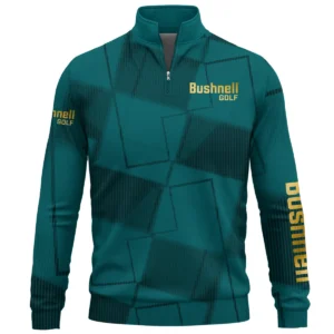 Bushnell Golf Brand Exclusive Logo All Over Print Quarter Zip Sweatshirt HOGF030625A01BUG - Cyan