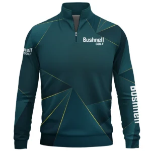 Bushnell Golf Brand Exclusive Logo All Over Print Quarter Zip Sweatshirt HOGF310525A01BUG - Cyan