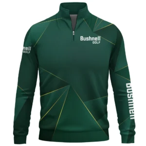 Bushnell Golf Brand Exclusive Logo All Over Print Quarter Zip Sweatshirt HOGF310525A01BUG - Dark Green