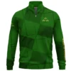 Birds of Condor Brand Exclusive Logo All Over Print Quarter Zip Sweatshirt HOGF030625A01BOC - Green