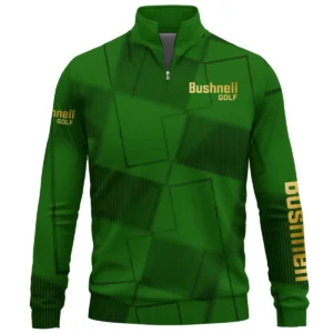 Bushnell Golf Brand Exclusive Logo All Over Print Quarter Zip Sweatshirt HOGF030625A01BUG - Green