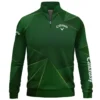 Callaway Brand Exclusive Logo All Over Print Quarter Zip Sweatshirt HOGF310525A01CLW - Green