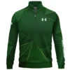 Under Armour Brand Exclusive Logo All Over Print Quarter Zip Sweatshirt HOGF310525A01UA - Green