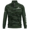 Cobra Golf Brand Exclusive Logo Quarter Zip Sweatshirt HOGO270525BR01CB - Green