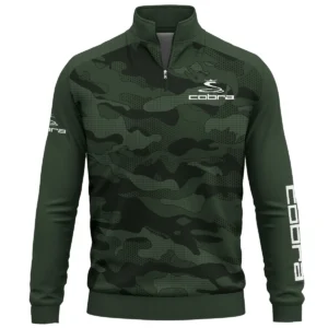 Cobra Golf Brand Exclusive Logo Quarter Zip Sweatshirt HOGO270525BR01CB - Green