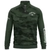 Callaway Brand Exclusive Logo Quarter Zip Sweatshirt HOGO270525BR01CLW - Green