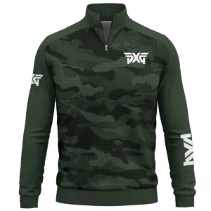 PXG Brand Exclusive Logo Quarter Zip Sweatshirt HOGO270525BR01PXG - Green