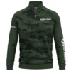 TaylorMade Brand Exclusive Logo Quarter Zip Sweatshirt HOGO270525BR01TM - Green