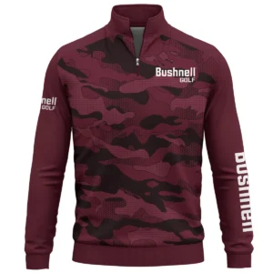 Bushnell Golf Brand Exclusive Logo Quarter Zip Sweatshirt HOGO270525BR01BUG - Maroon