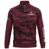 Cobra Golf Brand Exclusive Logo Quarter Zip Sweatshirt HOGO270525BR01CB - Maroon