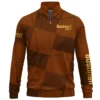 Bushnell Golf Brand Exclusive Logo All Over Print Quarter Zip Sweatshirt HOGF030625A01BUG - Orange