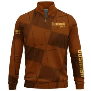 Bushnell Golf Brand Exclusive Logo All Over Print Quarter Zip Sweatshirt HOGF030625A01BUG - Orange