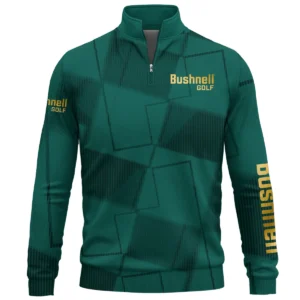 Bushnell Golf Brand Exclusive Logo All Over Print Quarter Zip Sweatshirt HOGF030625A01BUG - Teal Green