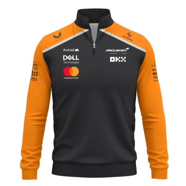 Ayrton Senna The Racing Legend McLaren F1 Exclusive Quarter-Zip Sweatshirt BLF16625A1QZS - Image 2