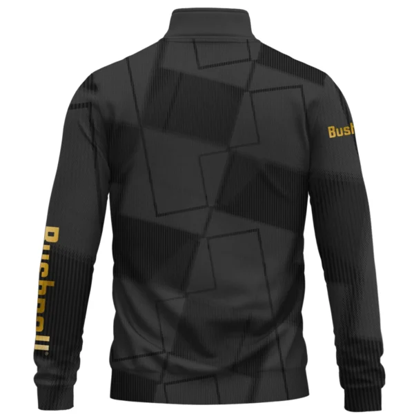 Bushnell Golf Brand Exclusive Logo All Over Print Quarter Zip Sweatshirt HOGF030625A01BUG - Black - Image 2