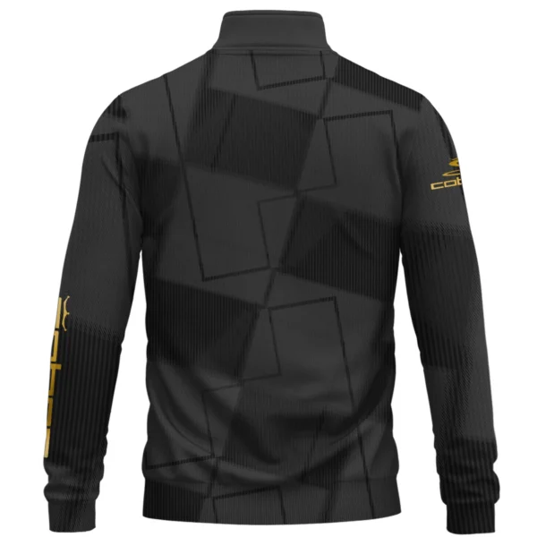 Cobra Golf Brand Exclusive Logo All Over Print Quarter Zip Sweatshirt HOGF030625A01CB - Black - Image 2