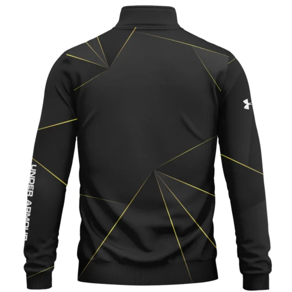 Under Armour Brand Exclusive Logo All Over Print Quarter Zip Sweatshirt HOGF310525A01UA - Black - Image 2
