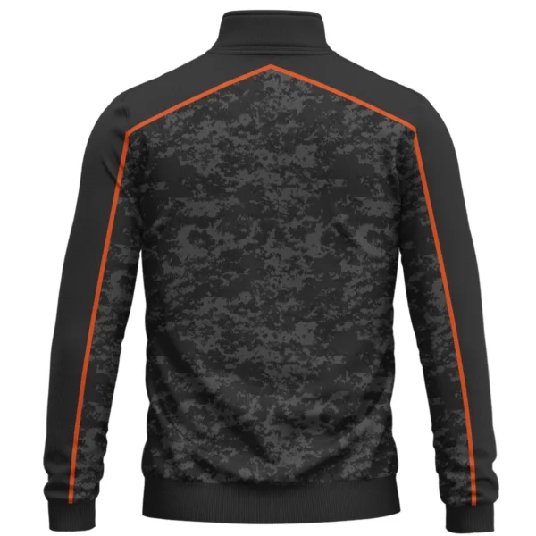 Under Armour Brand Exclusive Logo All Over Print Quarter Zip Sweatshirt HOGOF290525A01UA - Black - Image 2
