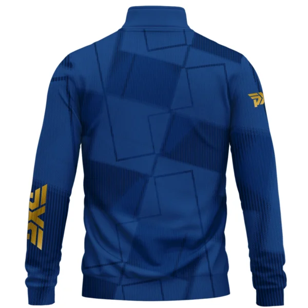 PXG Brand Exclusive Logo All Over Print Quarter Zip Sweatshirt HOGF030625A01PXG - Blue - Image 2