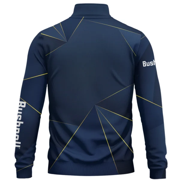 Bushnell Golf Brand Exclusive Logo All Over Print Quarter Zip Sweatshirt HOGF310525A01BUG - Blue - Image 2