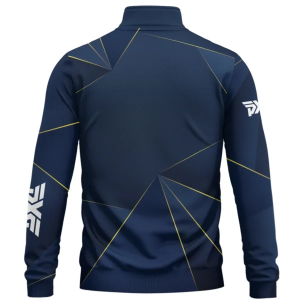 PXG Brand Exclusive Logo All Over Print Quarter Zip Sweatshirt HOGF310525A01PXG - Blue - Image 2