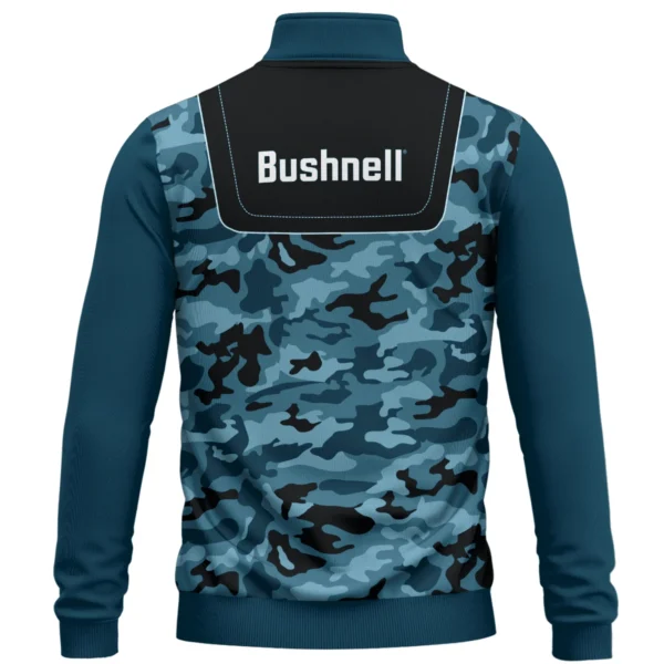 Bushnell Golf Brand Exclusive Logo All Over Print Quarter Zip Sweatshirt  HOGOF280525A01BUG - Blue - Image 3
