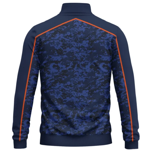 Under Armour Brand Exclusive Logo All Over Print Quarter Zip Sweatshirt HOGOF290525A01UA - Blue - Image 2