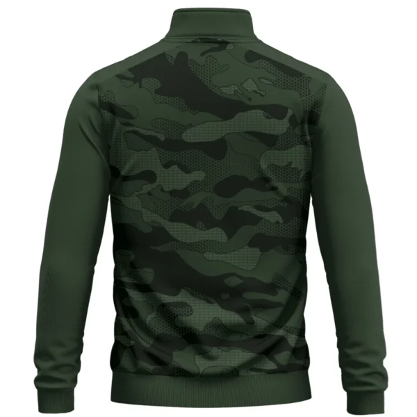 Bushnell Golf Brand Exclusive Logo Quarter Zip Sweatshirt HOGO270525BR01BUG - Green - Image 2