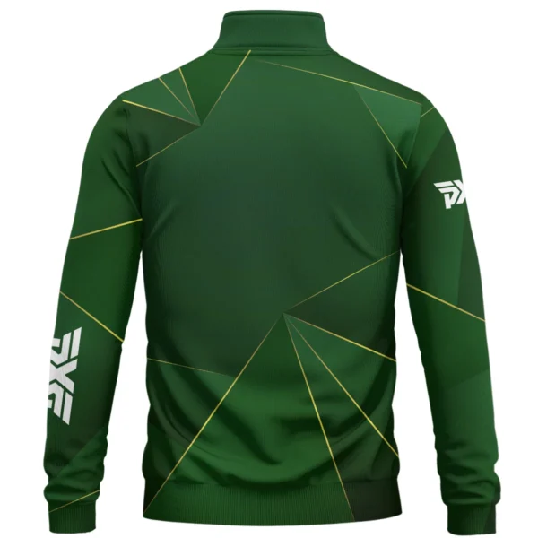 PXG Brand Exclusive Logo All Over Print Quarter Zip Sweatshirt HOGF310525A01PXG - Green - Image 2