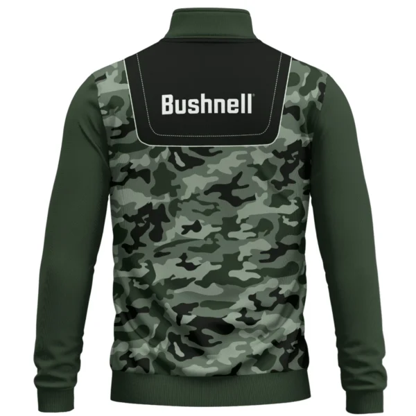 Bushnell Golf Brand Exclusive Logo All Over Print Quarter Zip Sweatshirt  HOGOF280525A01BUG - Green - Image 3