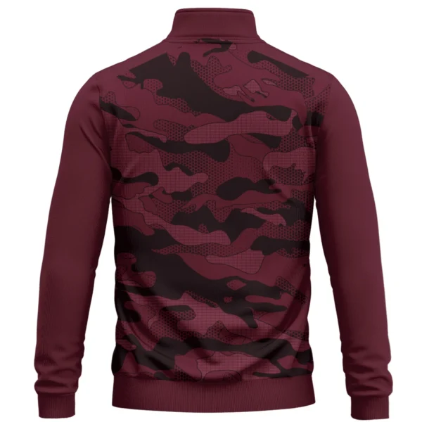 Under Armour Brand Exclusive Logo Quarter Zip Sweatshirt HOGO270525BR01UA - Maroon - Image 2