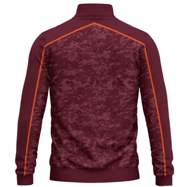 Under Armour Brand Exclusive Logo All Over Print Quarter Zip Sweatshirt HOGOF290525A01UA - Maroon - Image 2