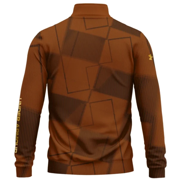 Under Armour Brand Exclusive Logo All Over Print Quarter Zip Sweatshirt HOGF030625A01UA - Orange - Image 2