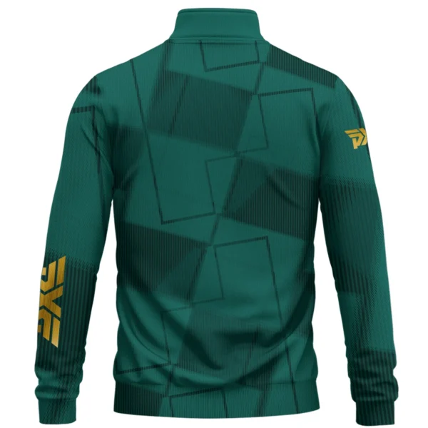 PXG Brand Exclusive Logo All Over Print Quarter Zip Sweatshirt HOGF030625A01PXG - Teal Green - Image 2