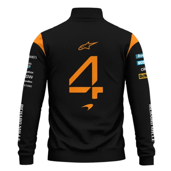 Lando Norris McLaren Formula One Exclusive Quarter-Zip Sweatshirt BLF1180525A2QZS - Image 3