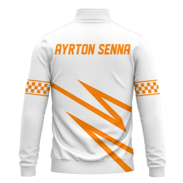 Ayrton Senna The Racing Legend McLaren F1 Exclusive Quarter-Zip Sweatshirt BLF16625A4QZS - Image 3