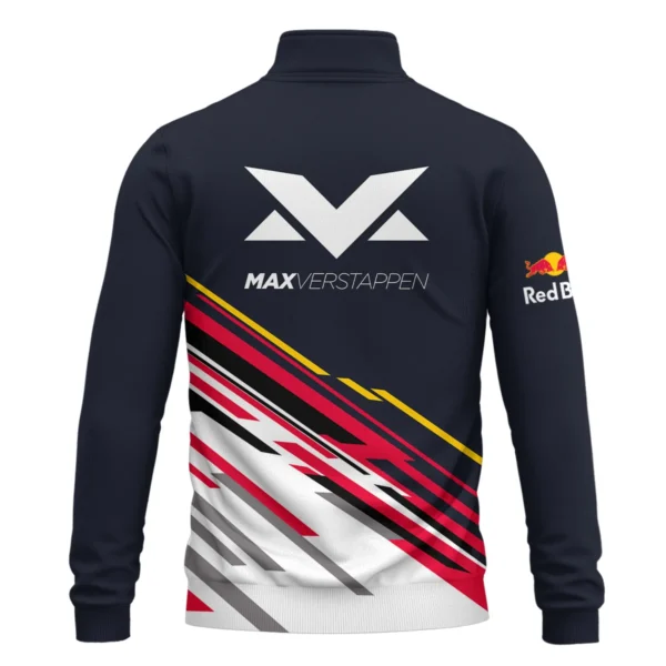 Max Verstappen Red Bull Racing F1 Exclusive Quarter-Zip Sweatshirt BLRBR20525A2QZS - Image 3