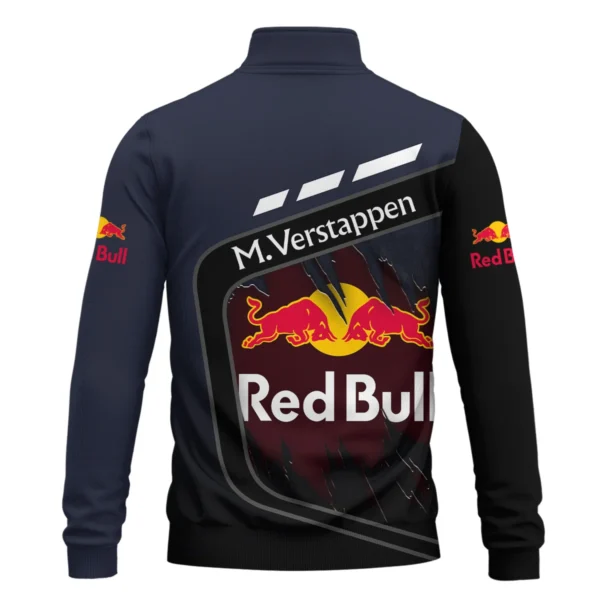 Max Verstappen Red Bull Racing F1 Exclusive Quarter-Zip Sweatshirt BLRBR20525A3QZS - Image 3