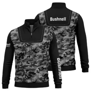 Bushnell Golf Brand Exclusive Logo All Over Print Quarter Zip Sweatshirt  HOGOF280525A01BUG - Black