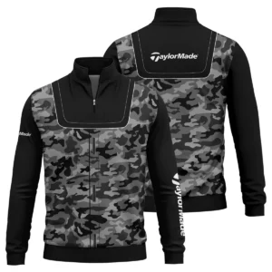 TaylorMade Brand Exclusive Logo All Over Print Quarter Zip Sweatshirt  HOGOF280525A01TM - Black