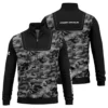 Under Armour Brand Exclusive Logo All Over Print Quarter Zip Sweatshirt  HOGOF280525A01UA - Black