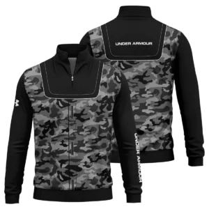 Under Armour Brand Exclusive Logo All Over Print Quarter Zip Sweatshirt  HOGOF280525A01UA - Black