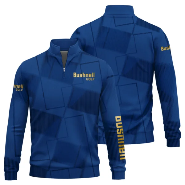 Bushnell Golf Brand Exclusive Logo All Over Print Quarter Zip Sweatshirt HOGF030625A01BUG - Blue - Image 3