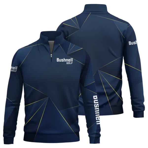 Bushnell Golf Brand Exclusive Logo All Over Print Quarter Zip Sweatshirt HOGF310525A01BUG - Blue - Image 3