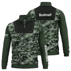 Bushnell Golf Brand Exclusive Logo All Over Print Quarter Zip Sweatshirt  HOGOF280525A01BUG - Green